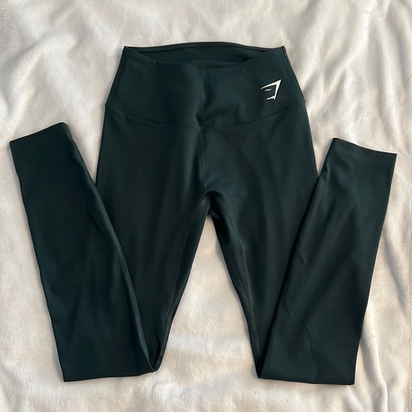 Gymshark Training Leggings - Obsidian Green - Picture 2 of 3